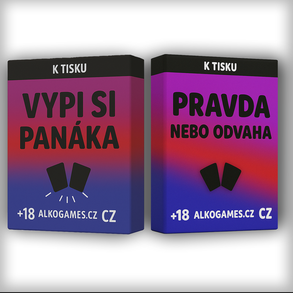 Sada "Pravda Nebo Odvaha" + "Vypi Si Panáka" (K Tisku)