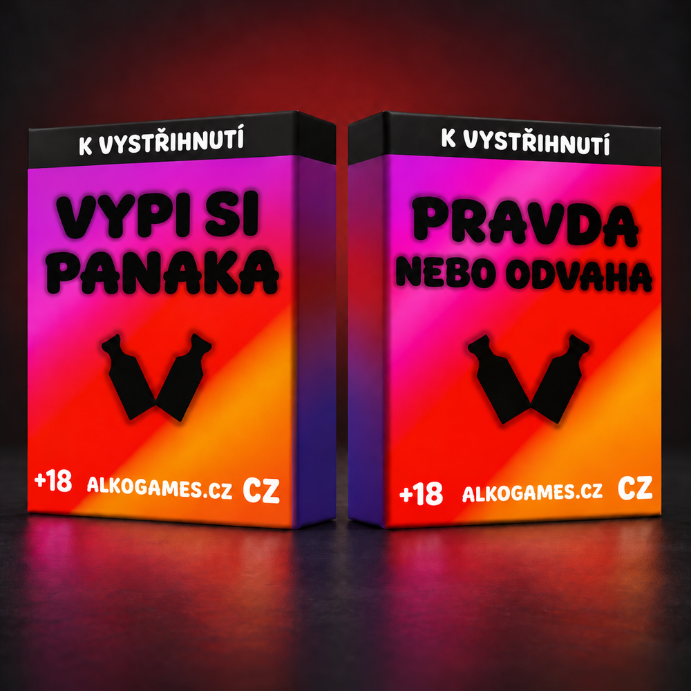 Sada "Pravda Nebo Odvaha" + "Vypi Si Panaka" (K Vystřihnutí)